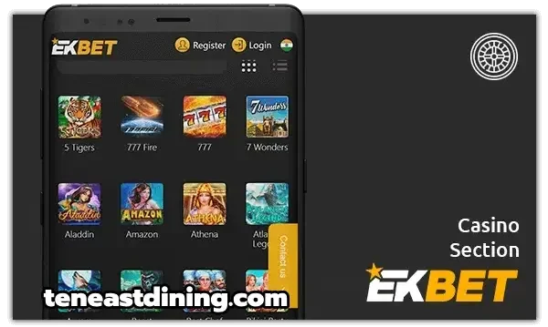 Ekbet casino section